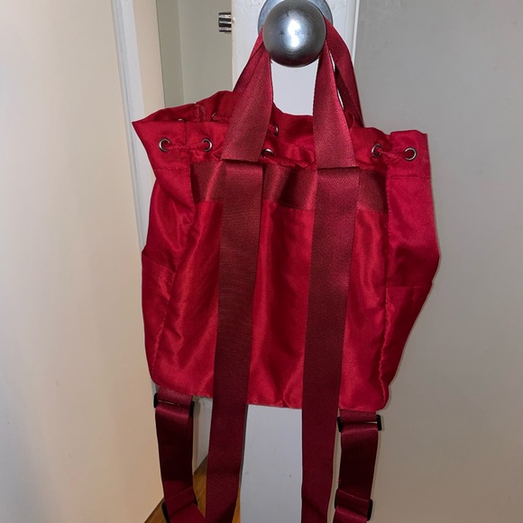 Red MINISO Mini Backpack Tote Bag - Picture 2 of 9